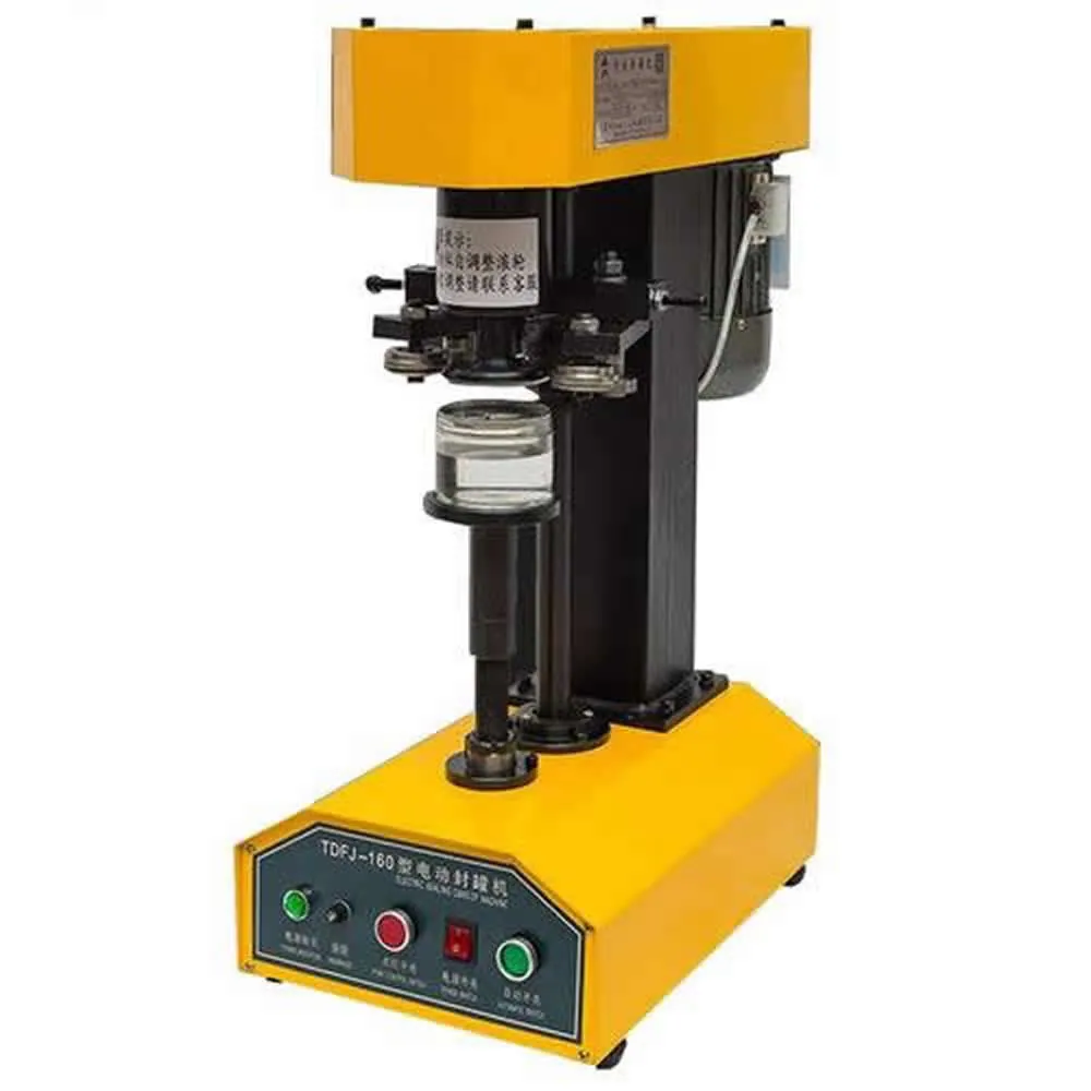 TDFJ-160 Desktop electric can sealing machine