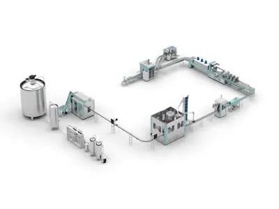 4000BPH Drink Water Filling Line for 500ml