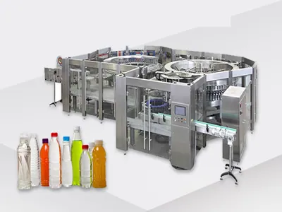 Fully automatic beverage packaging production line
